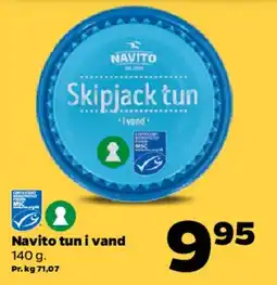 Netto Navito tun i vand 140 g tilbud