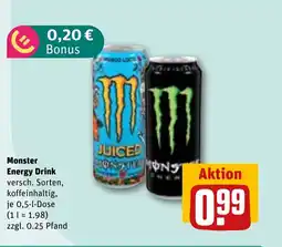 REWE DE Monster Energy Drink tilbud