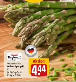 REWE DE Grüner Spargel tilbud