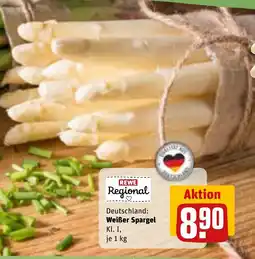 REWE DE Weißer Spargel tilbud