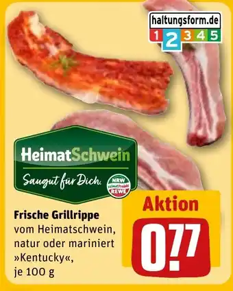 REWE DE Frische Grillrippe tilbud