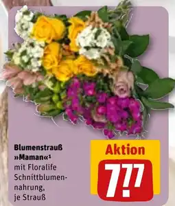 REWE DE Blumenstrauß Maman tilbud