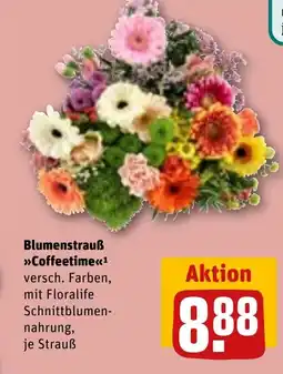 REWE DE Blumenstrauß Coffeetime tilbud