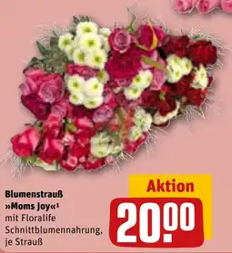 REWE DE Blumenstrauß Moms Joy tilbud