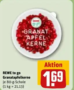 REWE DE REWE to go Granatapfelkerne tilbud