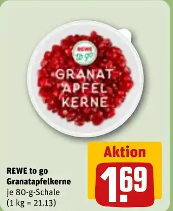 REWE DE REWE to go Granatapfelkerne tilbud
