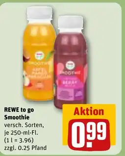 REWE DE REWE to go Smoothie tilbud