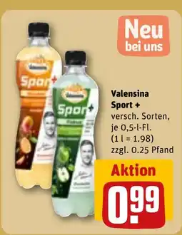 REWE DE Valensina Sport + tilbud