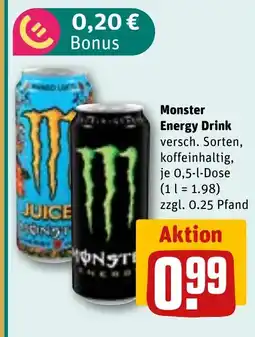 REWE DE Monster Energy Drink tilbud