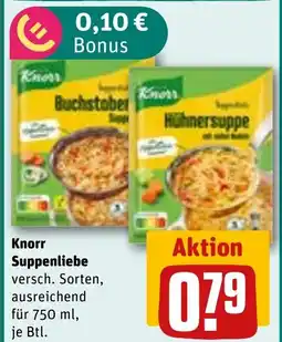 REWE DE Knorr Suppenliebe tilbud
