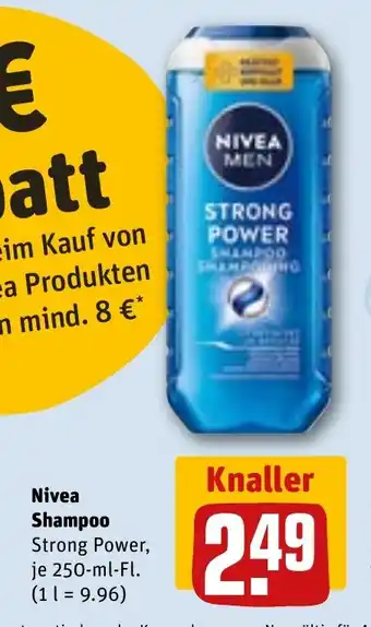 REWE DE Nivea Shampoo tilbud