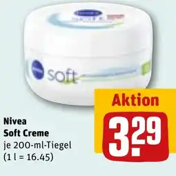 REWE DE Nivea Soft Creme tilbud