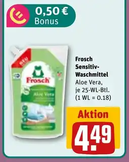 REWE DE Frosch Sensitiv- Waschmittel tilbud