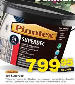 Bauhaus Pinotex Superdec tilbud