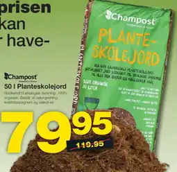 Bauhaus Champost Planteskolejord tilbud