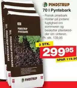 Bauhaus PINDSTRUP Pyntebark tilbud