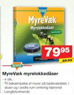 Bauhaus MyreVæk myrelokkedåser tilbud