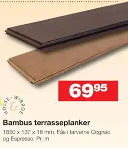 Bauhaus Bambus Bambus terrasseplanker tilbud