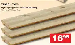 Bauhaus FRØSLEV Trykimprægneret klinkbeklædning tilbud