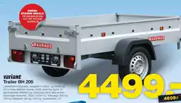 Bauhaus Variant Trailer BH 205 tilbud