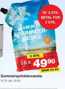 Bauhaus Sommersprinklervæske tilbud