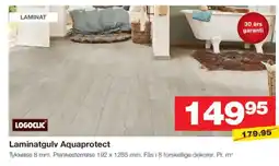 Bauhaus Laminatgulv Aquaprotect tilbud