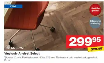 Bauhaus Vinylgulv Anelyst Select tilbud