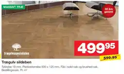 Bauhaus Trægulv sildeben tilbud