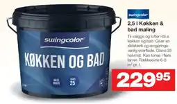 Bauhaus Swingcolor Køkken & bad maling tilbud