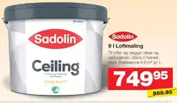 Bauhaus Sadolin Loftmaling tilbud