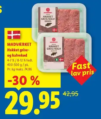 MADVÆRKET Hakket grise- og kalvekød