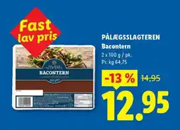 Lidl PÅLÆGSSLAGTEREN Bacontern tilbud