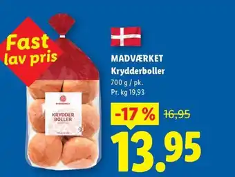Lidl MADVÆRKET Krydderboller tilbud
