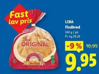 Lidl LIBA Fladbrød tilbud