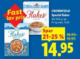 Lidl CROWNFIELD Special flakes tilbud