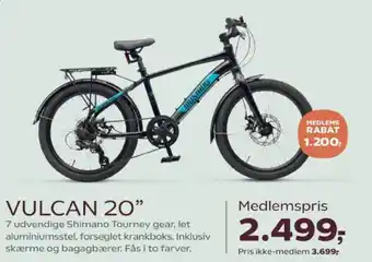 Kvickly Mustang Vulcan 20" tilbud