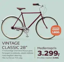 Kvickly Mustang Vintage classic 28" tilbud