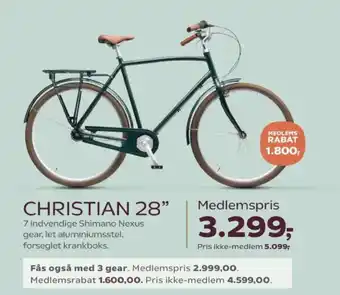 Kvickly Mustang Christian 28" tilbud