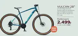 Kvickly Mustang Vulcan 28" tilbud