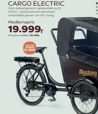 Kvickly Mustang Cargo electric tilbud