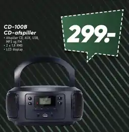 Bilka CD-100B CD-afspiller tilbud