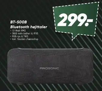 Bilka BT-500B Bluetooth højttaler tilbud