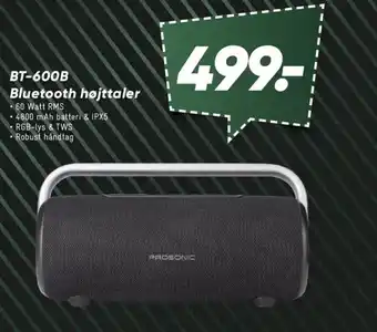 Bilka BT-600B Bluetooth højttaler tilbud
