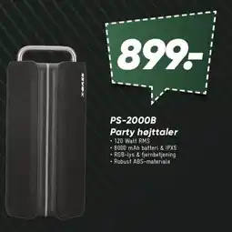 Bilka PS-2000B Party højttaler tilbud