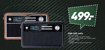 Bilka DAB-600 radio tilbud