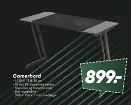 Bilka Gamerbord tilbud