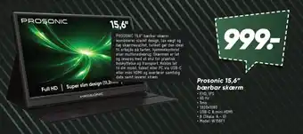 Bilka Prosonic 15,6" bærbar skærm tilbud