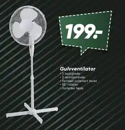 Bilka Gulvventilator tilbud