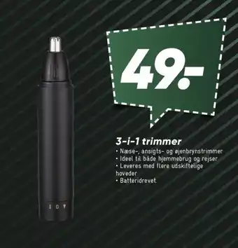 Bilka 3-i-1 trimmer tilbud