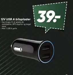 Bilka 12V USB A biloplader tilbud